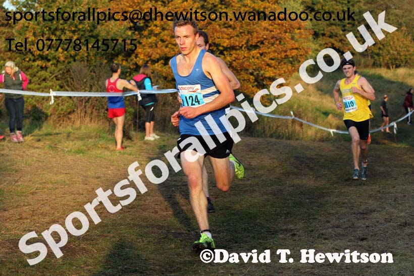 Senior men, National Cross Country Relays, Berry Park, Mansfield. Photo: David T. Hewitson/Sports for All Pics